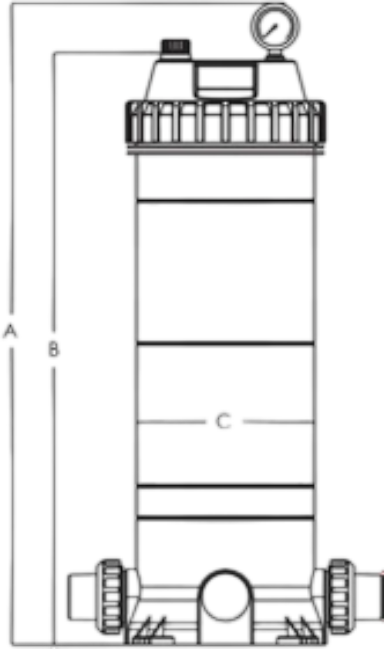 فیلتر کارتریجی استخر ایمکس مدل CF 75